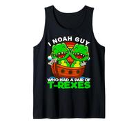 I Noah Guy Che aveva Un Paio di T-Rex Noah's Ark Dinosaur Pun Canotta