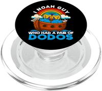 I Noah Guy che aveva un paio di uccelli estinti dell'arca di Noè di Dodos PopSockets PopGrip per MagSafe