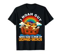 I Noah Guy Who Had A Pair of Leopard Gekos Noah's Ark Cute Maglietta