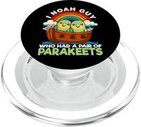 I Noè Guy che aveva un paio di parrocchetti Religioso dell'Arca di Noè PopSockets PopGrip per MagSafe