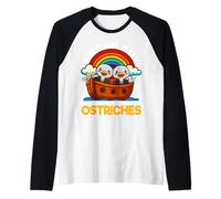 I Noè Guy Che aveva Un Paio di struzzi Religioso Arca di Noè Maglia con Maniche Raglan