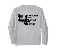 I Nonni con i Muscoli Sono Un Allenamento Migliore per Il Bodybuilding Maglia a Manica