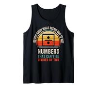 I Numeri dispari Non Possono Essere divisi per Due, Divertente Insegnante di Matematica Canotta