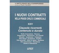 I nuovi contratti nella prassi civile e commerciale. Clausole ricorrenti. Contenuto e durata (Vol. 25)