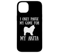 I Only Pause My Game For My Akita Gamer E-Sports Player Custodia per iPhone 14 Plus