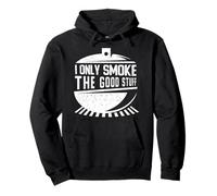 I Only Smoke the Good Stuff Bollitore Grill BBQ Smoker Humor Felpa con Cappuccio