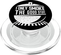 I Only Smoke the Good Stuff Bollitore Grill BBQ Smoker Humor PopSockets PopGrip per MagSafe