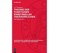 I P Natanson Theorie Der Funktionen Einer Reellen Veränderlic (Copertina rigida)