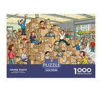 I pacchetti espressi si accumulano come una montagna Puzzle in Legno Impermeabile DIY Puzzles Da 1000 Pezzi Per Adulti Sfidanti E Rompicapo Per Decorazioni Domestiche