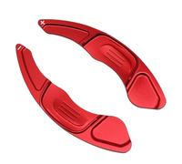 I Paddle Del Cambio Volante Alluminio Estendono La Velocità Della Marcia | Accessorio per auto compatibile con VW Golf Polo GTI R Rline MK7 MK7.5(Red)