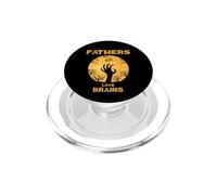 I padri amano il cervello divertente Halloween PopSockets PopGrip per MagSafe