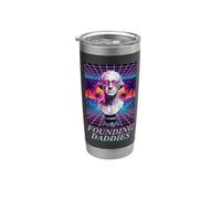 I padri fondatori di George Washington Synthwave Retro Bicchiere termico in acciaio inox doppia parete