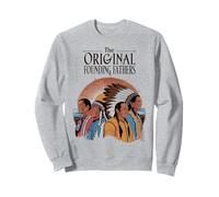 I Padri fondatori Originali a Tema Nativo Americano Felpa