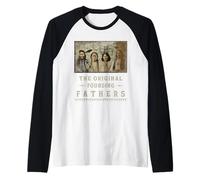 I Padri fondatori Originali a Tema Nativo Americano Maglia con Maniche Raglan