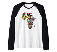I Paesi del Sole - Amanti dell'Africa Maglia con Maniche Raglan