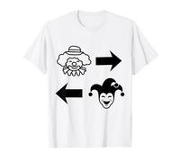 I pagliacci ai Joker giusti al Divertimento di Sinistra Halloween Maglietta