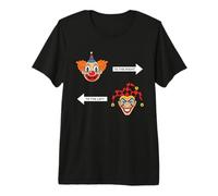 I pagliacci ai Joker giusti al Divertimento di Sinistra Halloween Maglietta Premium