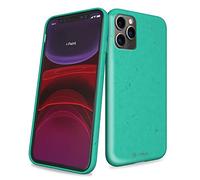 i-Paint Cover Custodia Protettiva Ecologica per iPhone 11 Pro 5.8" in plastica 100% Biodegradabile Verde - ECO Case Green