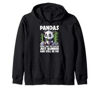 I Panda dimostrano Che puoi Mangiare Solo bambù ed Essere Ancora Grasso Felpa con Cappuccio