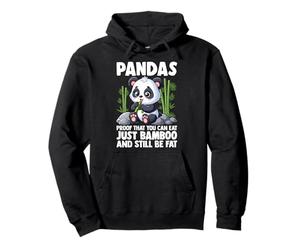 I Panda dimostrano Che puoi Mangiare Solo bambù ed Essere Ancora Grasso Felpa con Cappuccio