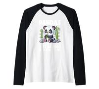 I Panda dimostrano Che puoi Mangiare Solo bambù ed Essere Ancora Grasso Maglia con Maniche Raglan