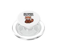 I panda rossi mi rendono felice non così tanto PopSockets PopGrip per MagSafe
