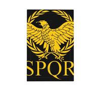 I pannelli a muro moderni con interruttore a parete e bandiera SPQR del Senato dell'Impero Romano sono progettati con materiali PC.
