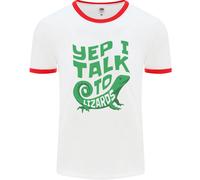 I Parlare A Lucertole Camaleonti Bearded Draghi Uomo Ringer