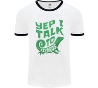 I Parlare A Lucertole Camaleonti Bearded Draghi Uomo Ringer