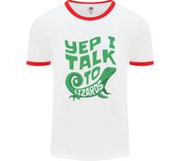 I Parlare A Lucertole Camaleonti Bearded Draghi Uomo Ringer