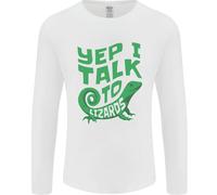 I Parlo Con I Lucertole Camaleonti Draghi Barbati Maglietta A Maniche Lunghe