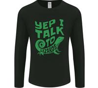 I Parlo Con I Lucertole Camaleonti Draghi Barbati Maglietta A Maniche Lunghe