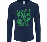 I Parlo Con I Lucertole Camaleonti Draghi Barbati Maglietta A Maniche Lunghe