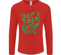 I Parlo Con I Lucertole Camaleonti Draghi Barbati Maglietta A Maniche Lunghe