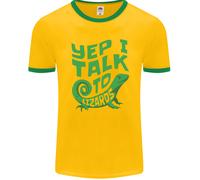 I Parlo Con I Lucertole Camaleonti Draghi Barbati Ringer T-Shirt FotL