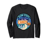I Passi Lenti Portano Ancora al Candy Halloween Maglia a Manica