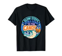 I Passi Lenti Portano Ancora al Candy Halloween Maglietta