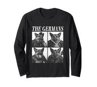 I Pastori Tedeschi Musicisti Cani Rock Emo Punk Band Maglia a Manica