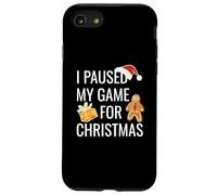 I Paused My Game For Christmas Santa Gamer E-Sports Player Custodia per iPhone SE (2020) / 7/8