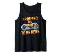 I Paused My Game To Be Here Funny Video Game Controller Canotta