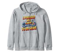 I Paused My Game To Be Here Funny Video Game Controller Felpa con Cappuccio