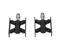 I pedali per bici leggeri in lega di alluminio in fibra di carbonio impediscono lo scivolamento per mountain bike pieghevoli 1 paio (Nero)