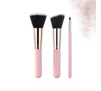 I Pennelli per Trucco - Strumenti di Bellezza a Setole Morbide da 3 Pezzi - Set di pennelli angolati per sfumatura e bellezza | ad uso quotidiano, casa, salone, viaggio, vacanza, donne, ragazze, princ
