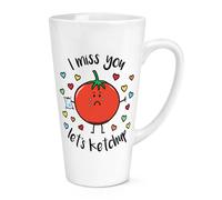 I Perdere You Let's Ketchup 483ml Grande Latte Tazza - Divertente Migliori Amici