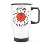 I Perdere You Let's Ketchup Viaggio Tazza con Manico - Divertente Migliori Amici