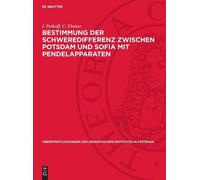 I Petkoff C Els Bestimmung Der Schweredifferenz Zwischen Pots (Copertina rigida)