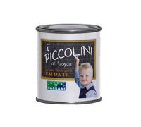 I PICCOLINI SMALTO ACRILICO BRILLANTE ALL'ACQUA DA 0,125 LT VARI COLORI (nero brillante)