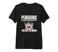 I Pinguini Mi Rendono Felice, Non Tanto Divertente Pinguino Maglietta Premium