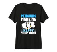 I Pinguini Mi Rendono Felice, Non Tanto Divertente Pinguino Maglietta Premium