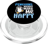 I pinguini mi rendono felice, non tanto divertente pinguino PopSockets PopGrip per MagSafe